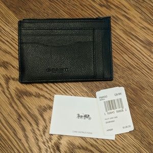 Mens Coach Wallet Black